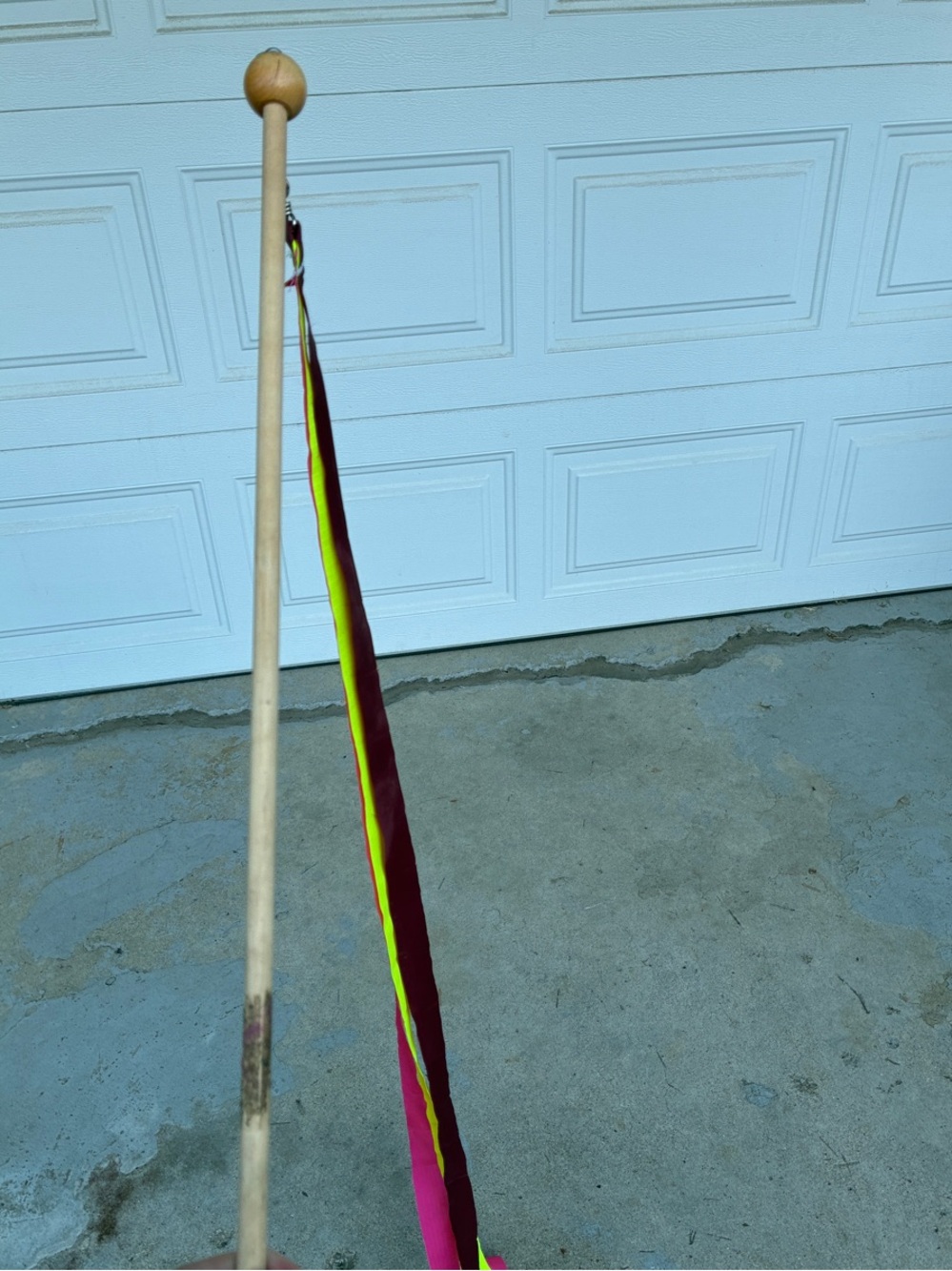 Wand Ribbon on a Stick for Dance Twirling Ribbon Rod